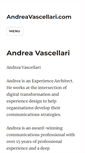 Mobile Screenshot of andreavascellari.com